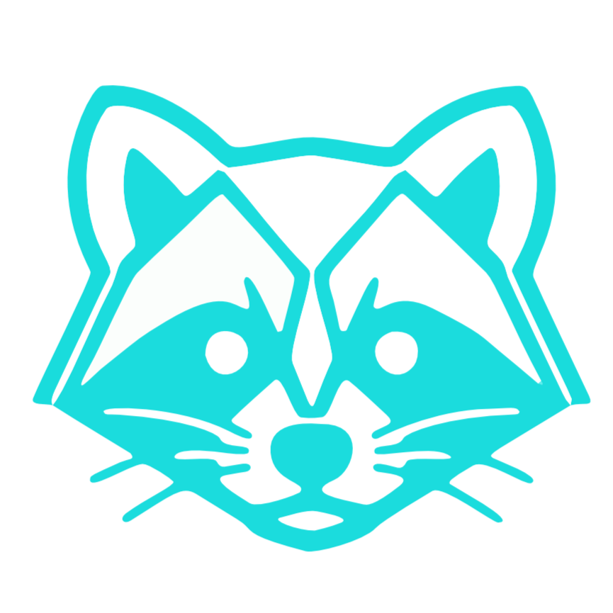 Cyan Raccoon Logo Cyan Raccoon Logo